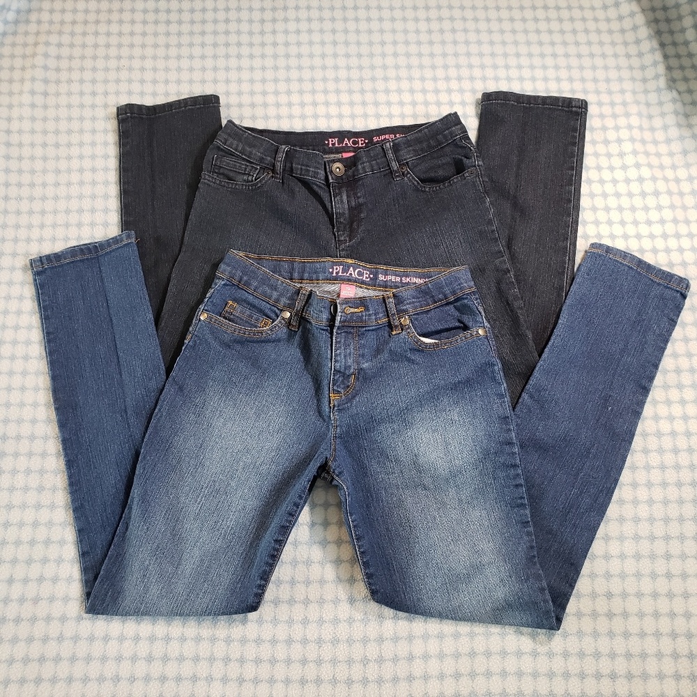 Children place lot of girl Jean's size 12